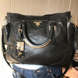 ❤️BLACK LEATHER HANDBAG❤️